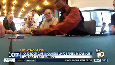 Card room gaming changes up for public discussion