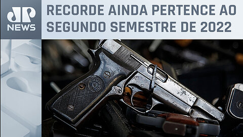 Brasil registra quase 500 pistolas e revólveres importados por dia nos primeiros semestres