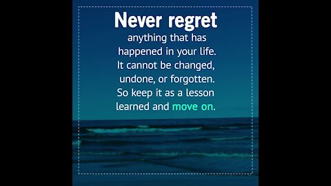 Never regret [GMG Originals]