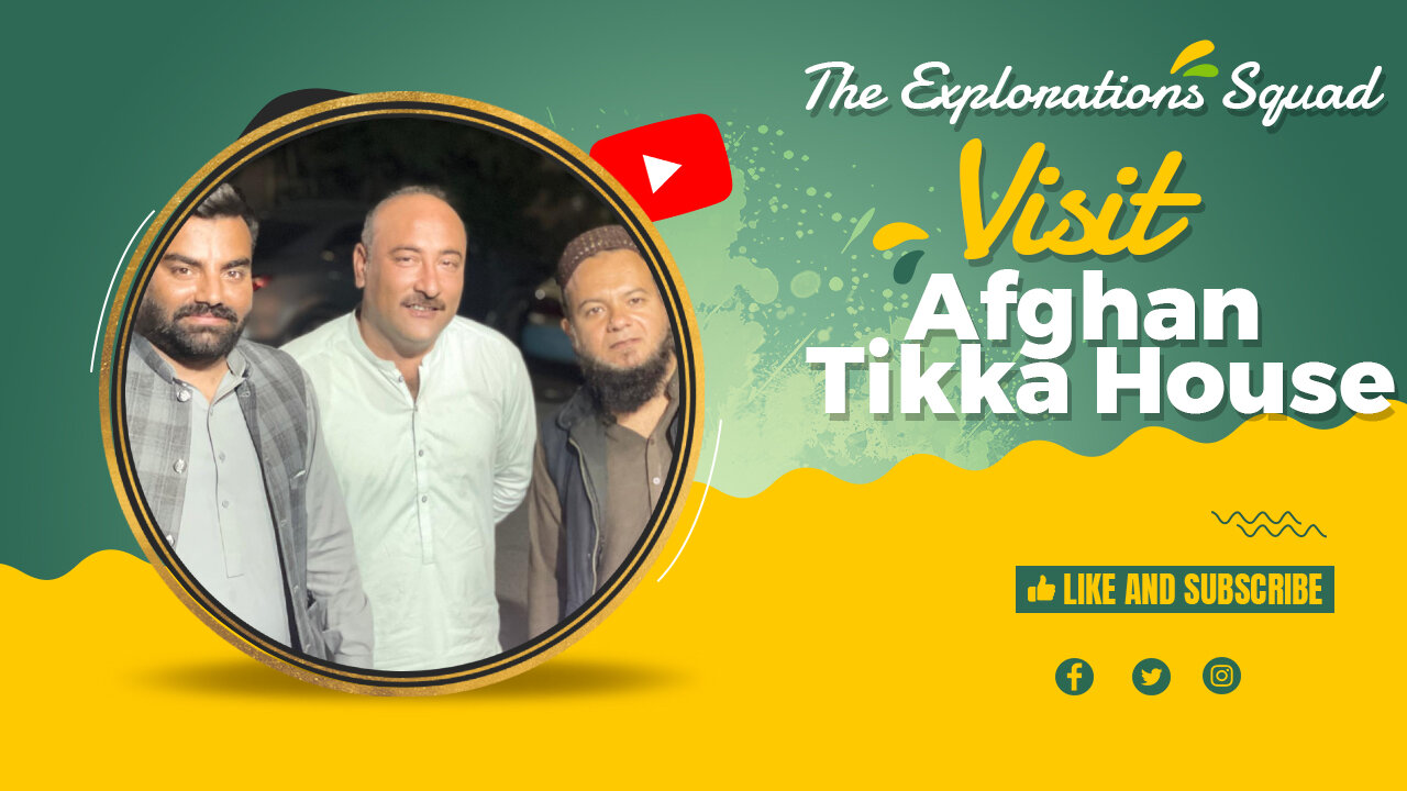 Taste the Journey | of Afghan Tekka House Vlog | The Explorations Squad