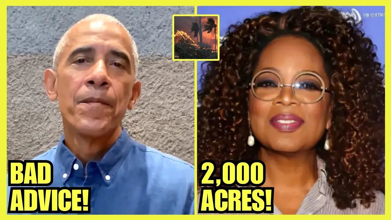 Obama & Oprah GASLIGHT Maui Issue (clip)