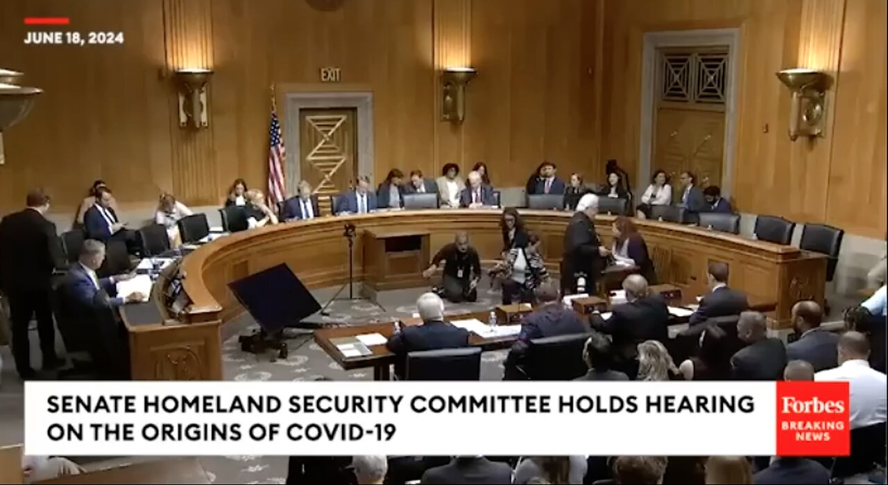 BREAKING NEWS: COVID-19 Lab-Leak Theory 'Cover-Up' Probed In Senate Homeland Security Committee