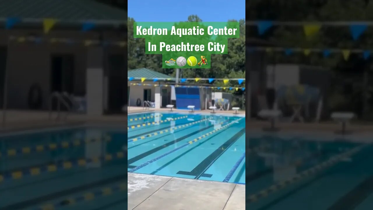 Kedron aquatic center in Peachtree city. #movingtopeachtreecity #peachtreecity