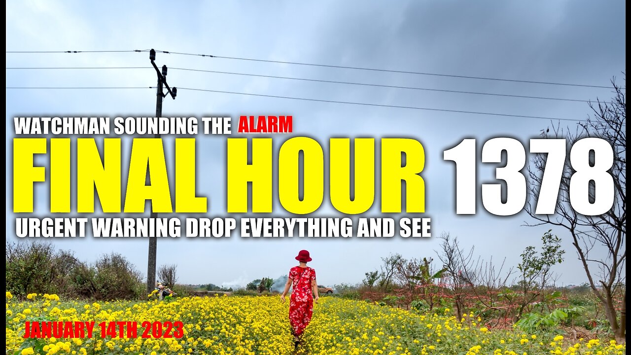 FINAL HOUR 1378 - URGENT WARNING DROP EVERYTHING AND SEE - WATCHMAN SOUNDING THE ALARM