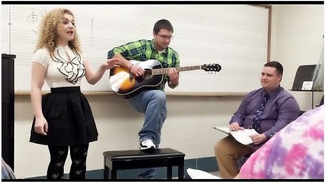 Music Teacher Starts Singing Pop Song, Then The Entire Class Does Something Incredible