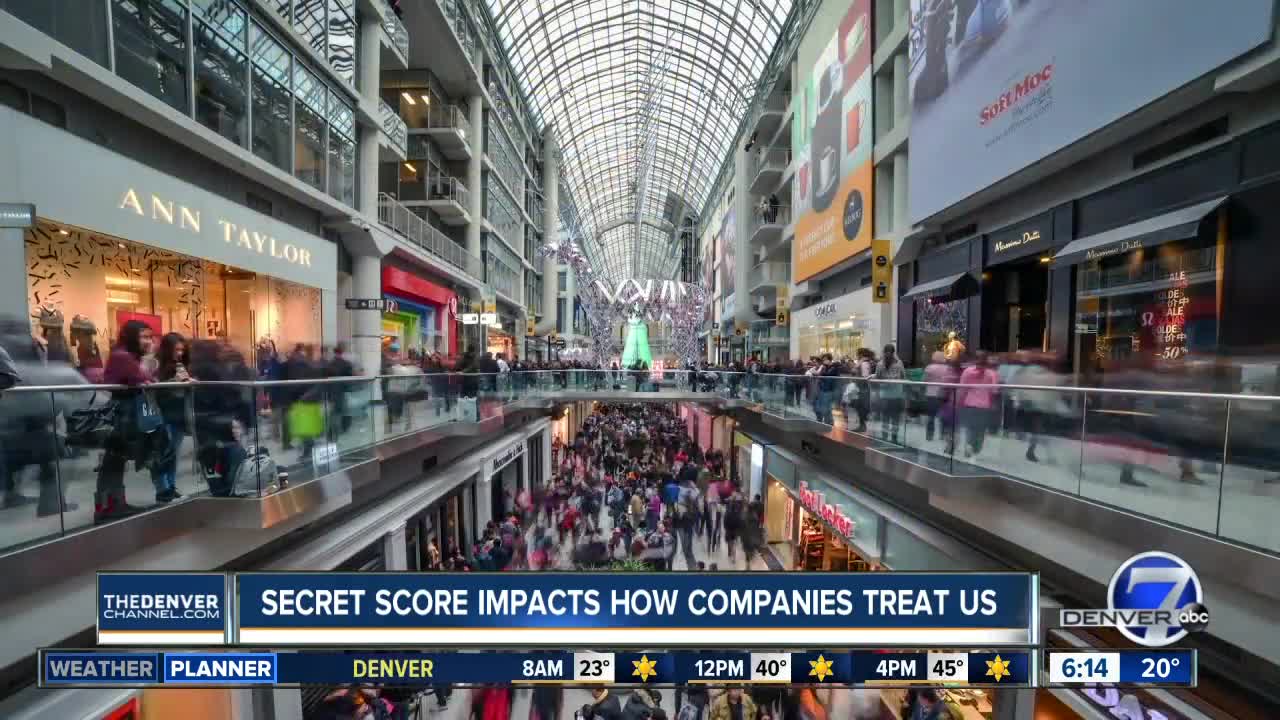 Your shopping behavior is earning you a secret score