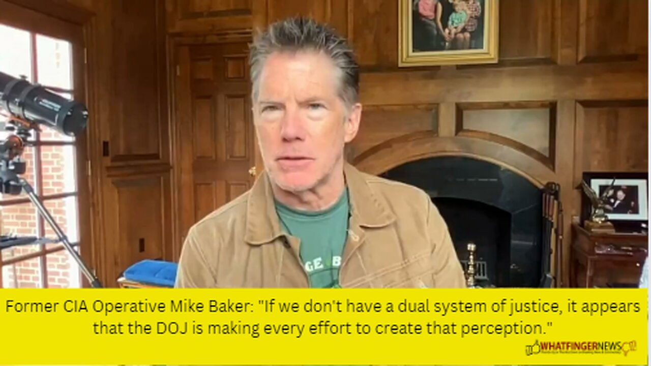 Former CIA Operative Mike Baker: "If we don't have a dual system of justice