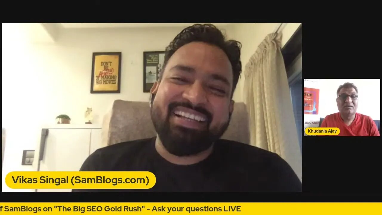 All about SEO with Vikas Singal, SEO Expert and Founder & CEO of SamBlogs