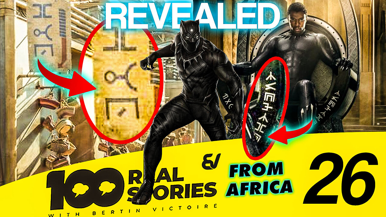 Hidden meaning of Black panther African scripture