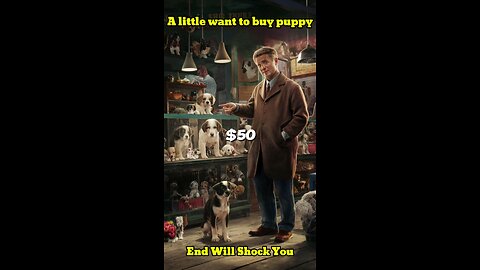 a little boy want to buy puppy #story #storylime #storytelling # kids #cartoonstory #emotional