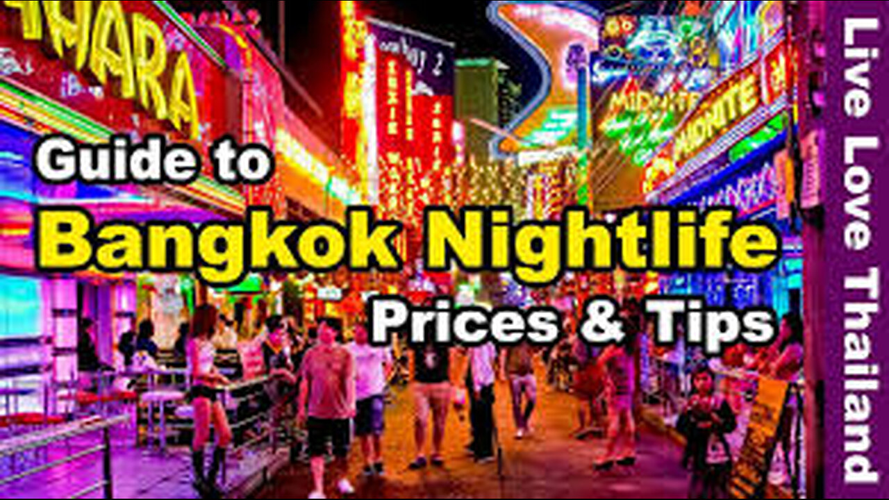 [4] Thailand Bangkok Khaosan Road Nightlife Scenes So Many Gorgeous Ladies! #143