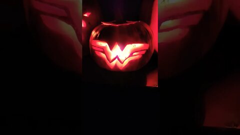 Wonder Woman Halloween Pumpkin 2022