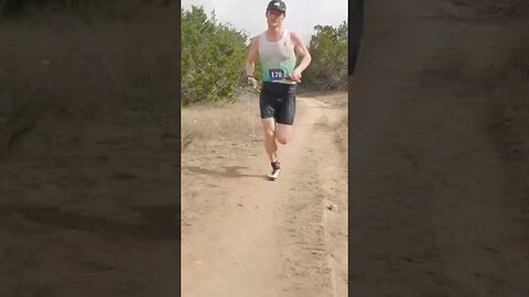 Jeff Colt on His Way to Winning the Bandera 100k #shorts