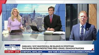 GIULIANI: NYC MAYOR BILL DEBLASIO IS STOPPING THE NYPD FROM PROTECTING PRO-ISRAEL DEMONSTRATORS