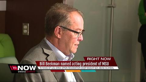 Bill Beekman named acting president of Michigan State University