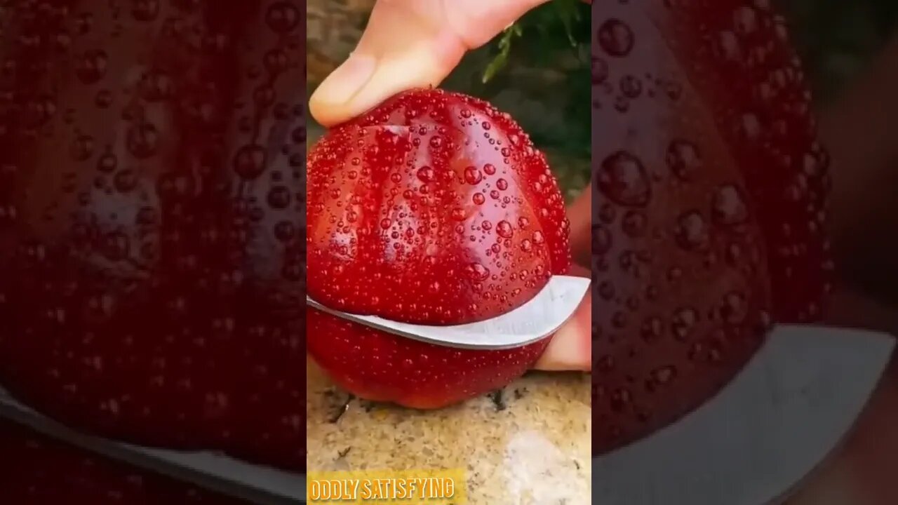 Satisfying video #satisfying #oddly #asmr #shorts #fruitcutting #fruit