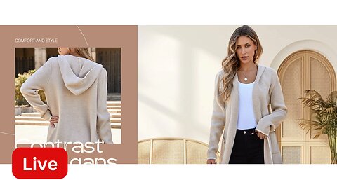 Fall long sleeve open Front Cardigan sweater
