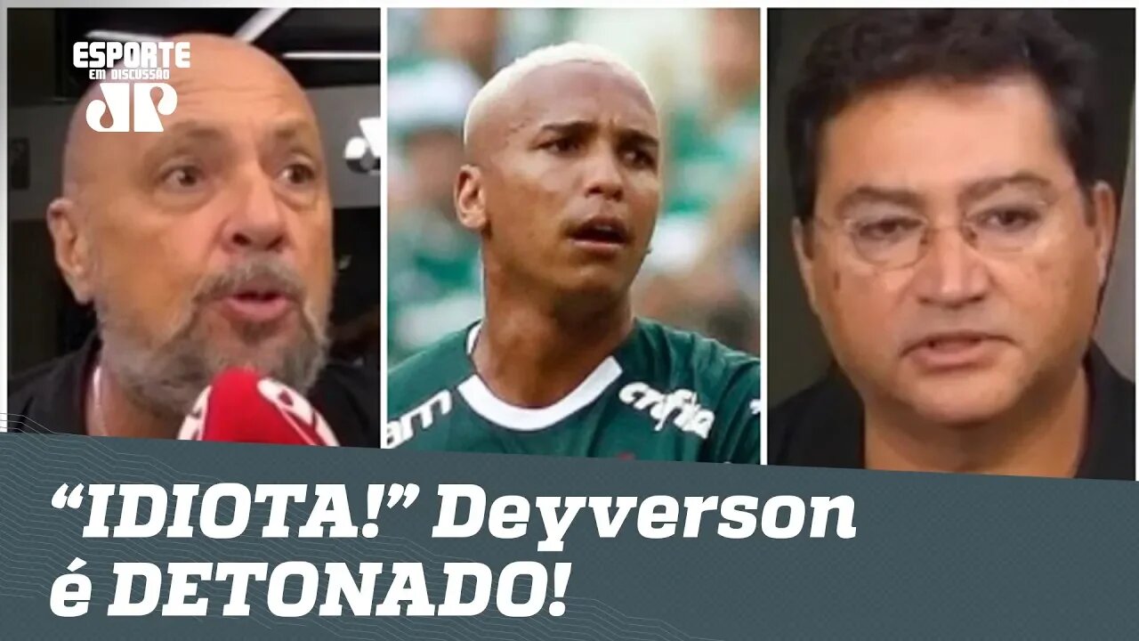 "IDIOTA!" Deyverson leva MULTA por cusparada e é DETONADO!