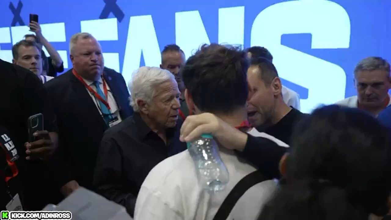 Michael Rubin introduces Adin Ross to Robert Kraft (Whisper's He's Jewish)