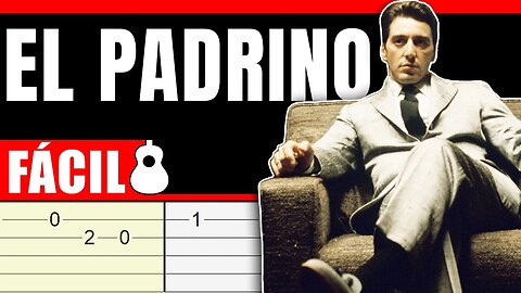 Cómo Tocar🌹EL PADRINO - The Godfather🐈 | TUTORIAL DE GUITARRA | *FÁCIL*