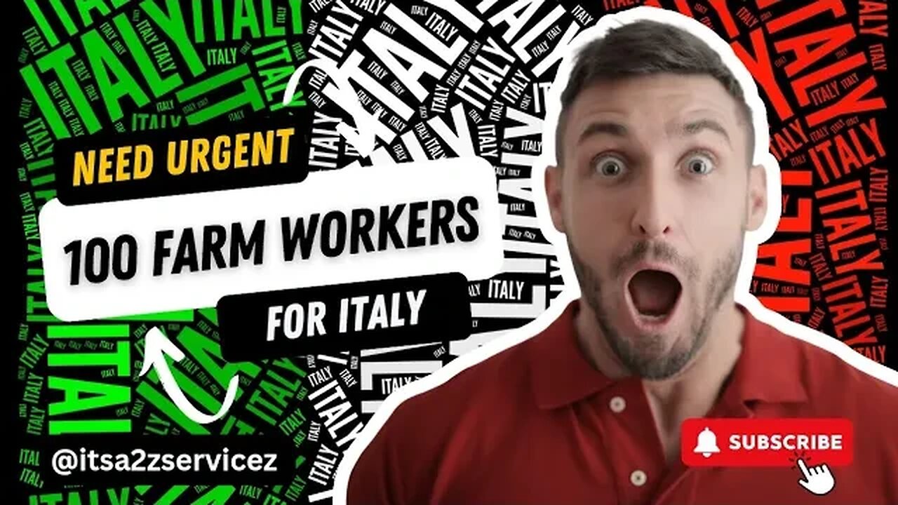 2023 Italy Work Permit Visa 2023 Italy Work Visa 2023 Factory Jobs in Italy a2zservicez #italy