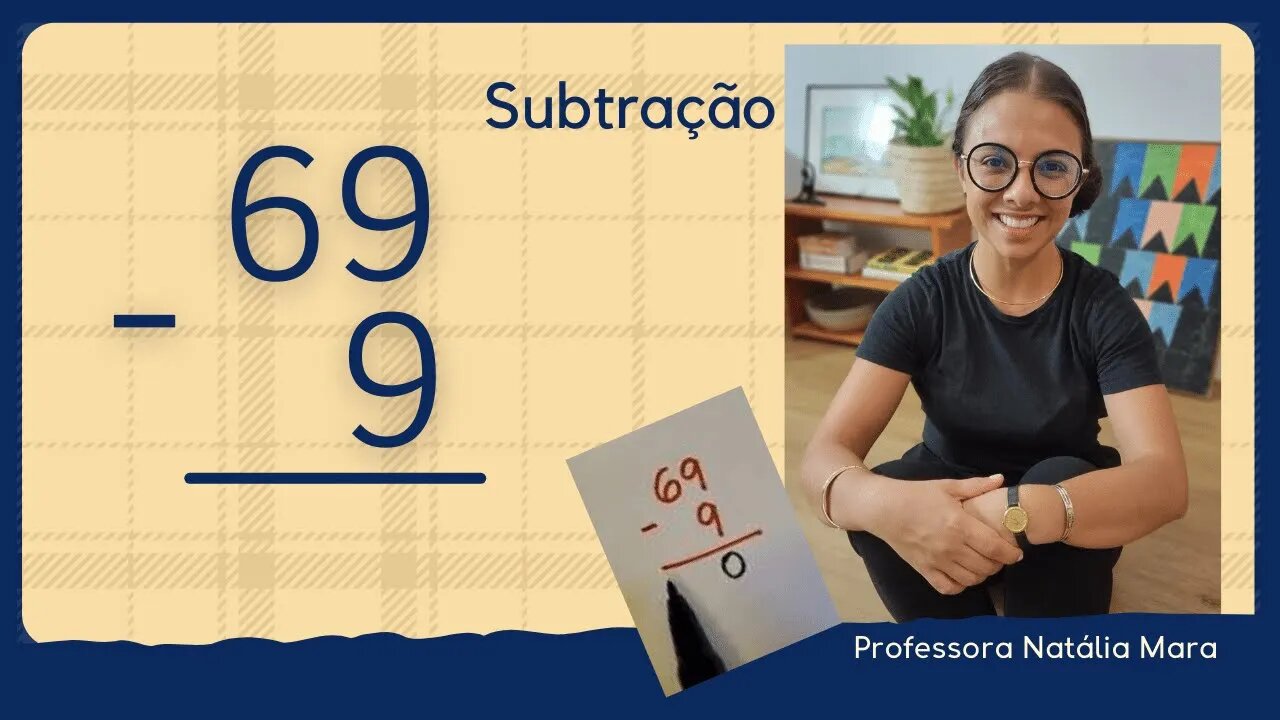 69-9 | 69 menos 9| Aula de subtração para jovens e adultos