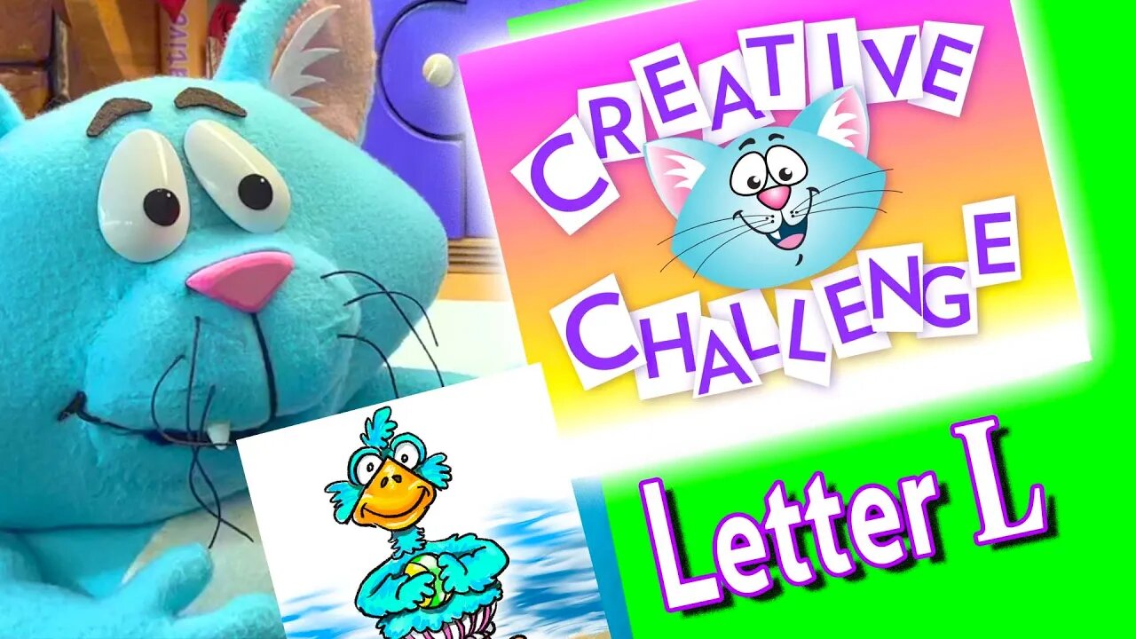 Learn to Draw using the letter L with the Sauerpuss and Friends puppets and our Creative Challenge!