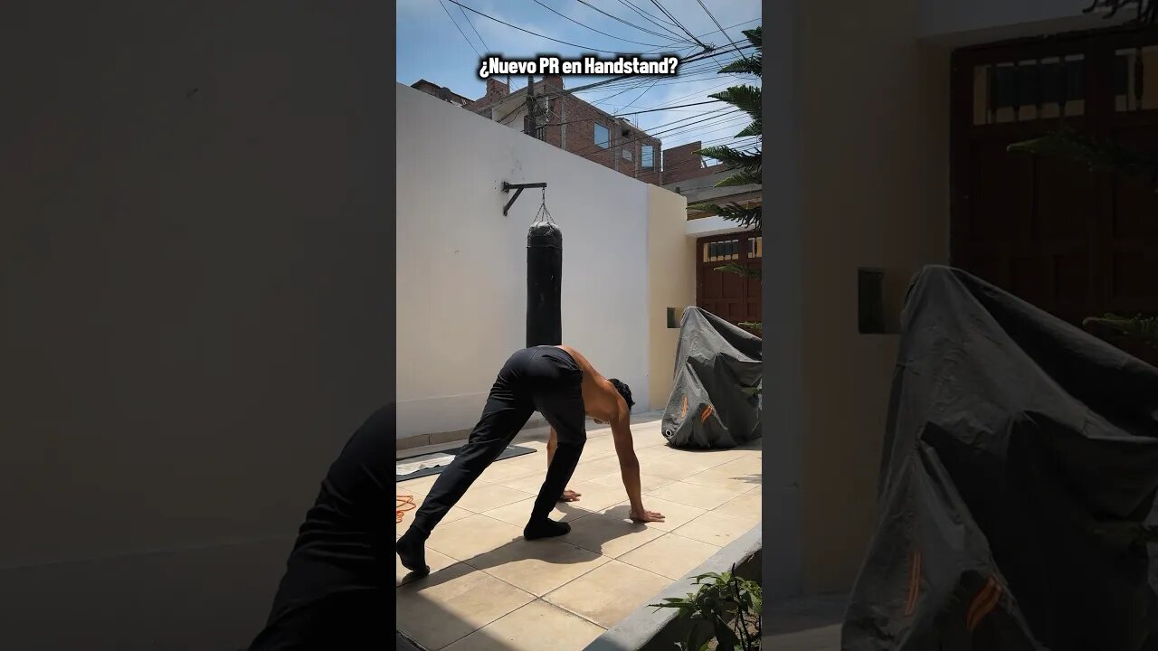 ¿Cuánto es lo máximo que duras en Handstand? #shorts