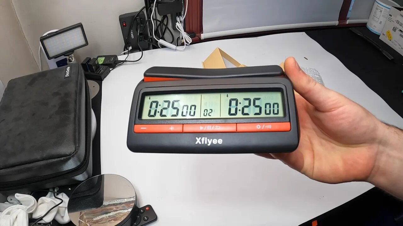 Xflyee Chess Clock - Digital Chess Timer, Available for Portable Timer for Board Games and Chess