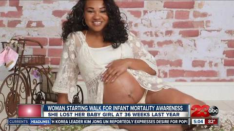 After losing her baby at 36 weeks, woman starts walk for 'angel babies'