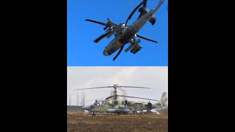deNAZIfication: 🇷🇺 Ka-52 helicopters strikes NAZI military positions.