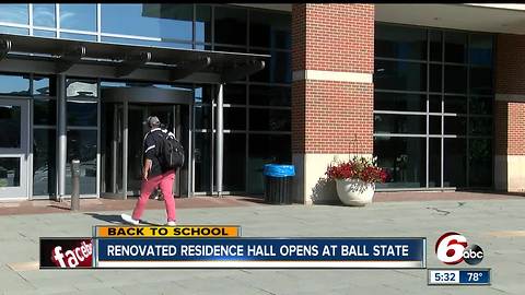 Ball State opens new resident hall, tears down another