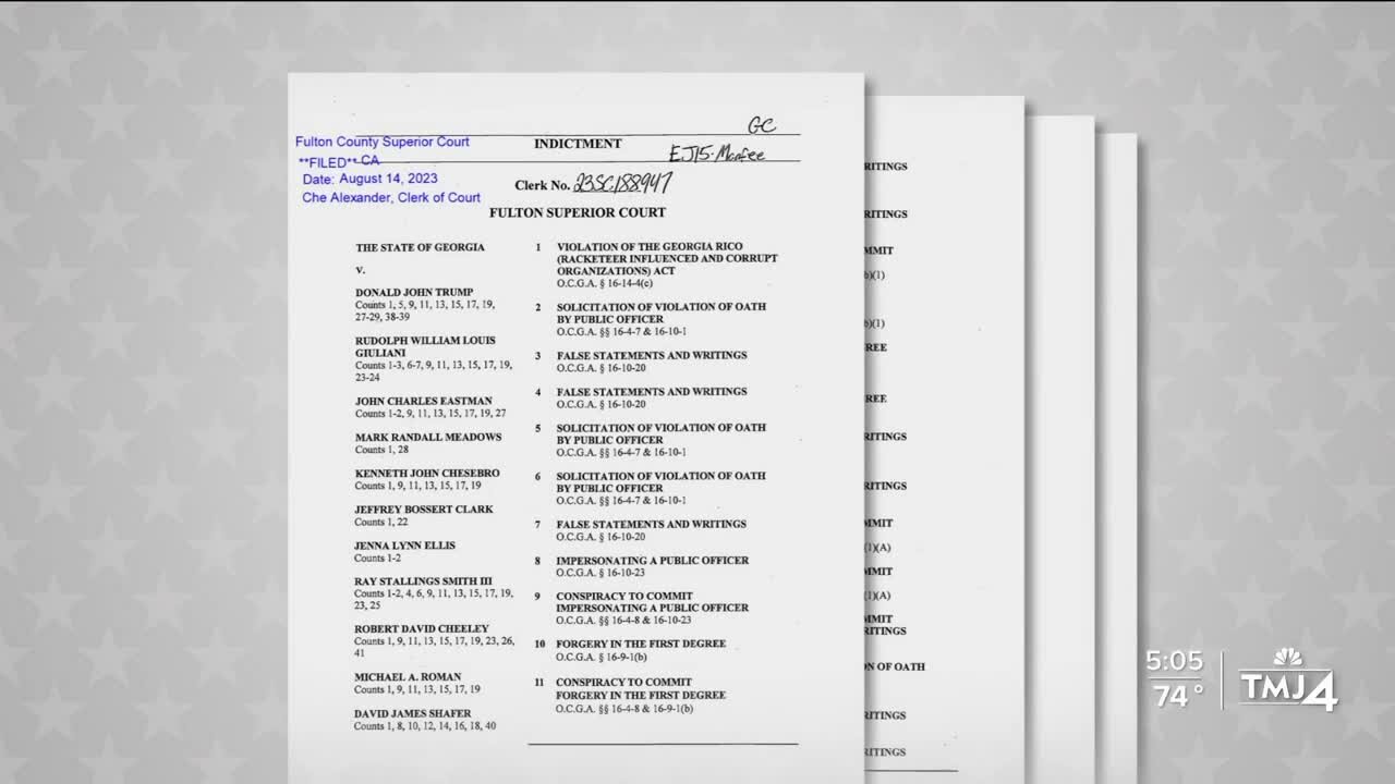 Wisconsin GOP chairman named in Georgia Trump indictment