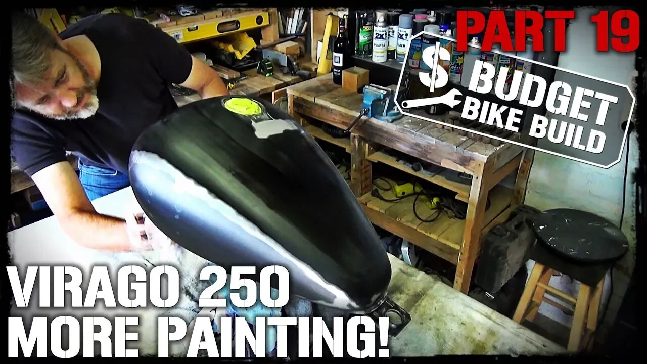 Virago 250 Build - PART 19. More Painting!