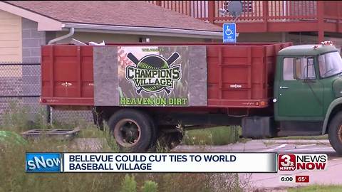 City of Bellevue could cut ties to World Baseball Village on Monday
