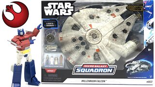 Star Wars - Micro Galaxy Squadron Millennium Falcon Review