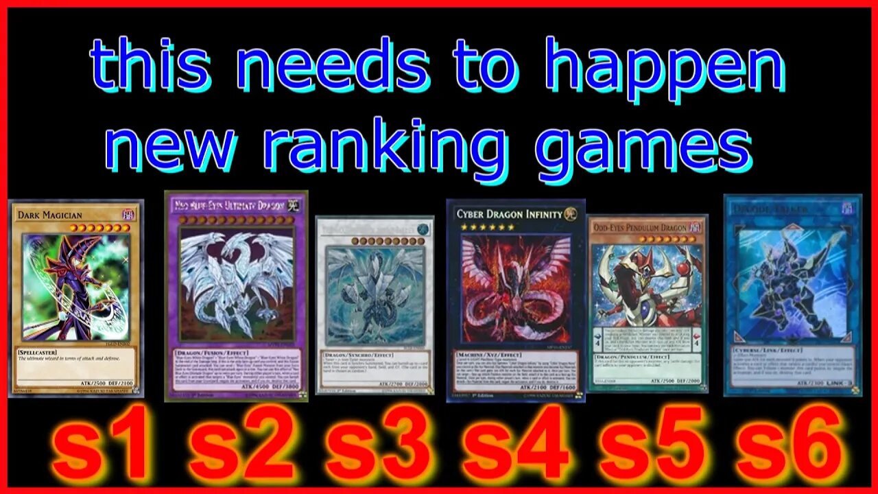 yugioh master dual needs to do this......