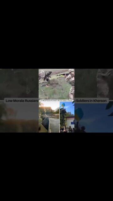 WATCH: Low Morale Desperate Russians Surrender to Ukrainian Soldiers in Kherson 🏳 #shorts