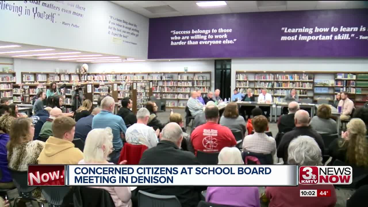 Denison School Board Meeting