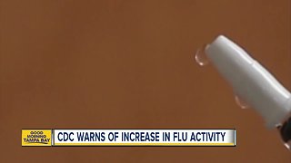 CDC warns of increase in flu activity