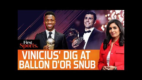 Vinicius Named FIFA Best Player, Takes Dig At Ballon d'Or Snub | First Sports With Rupha Ramani