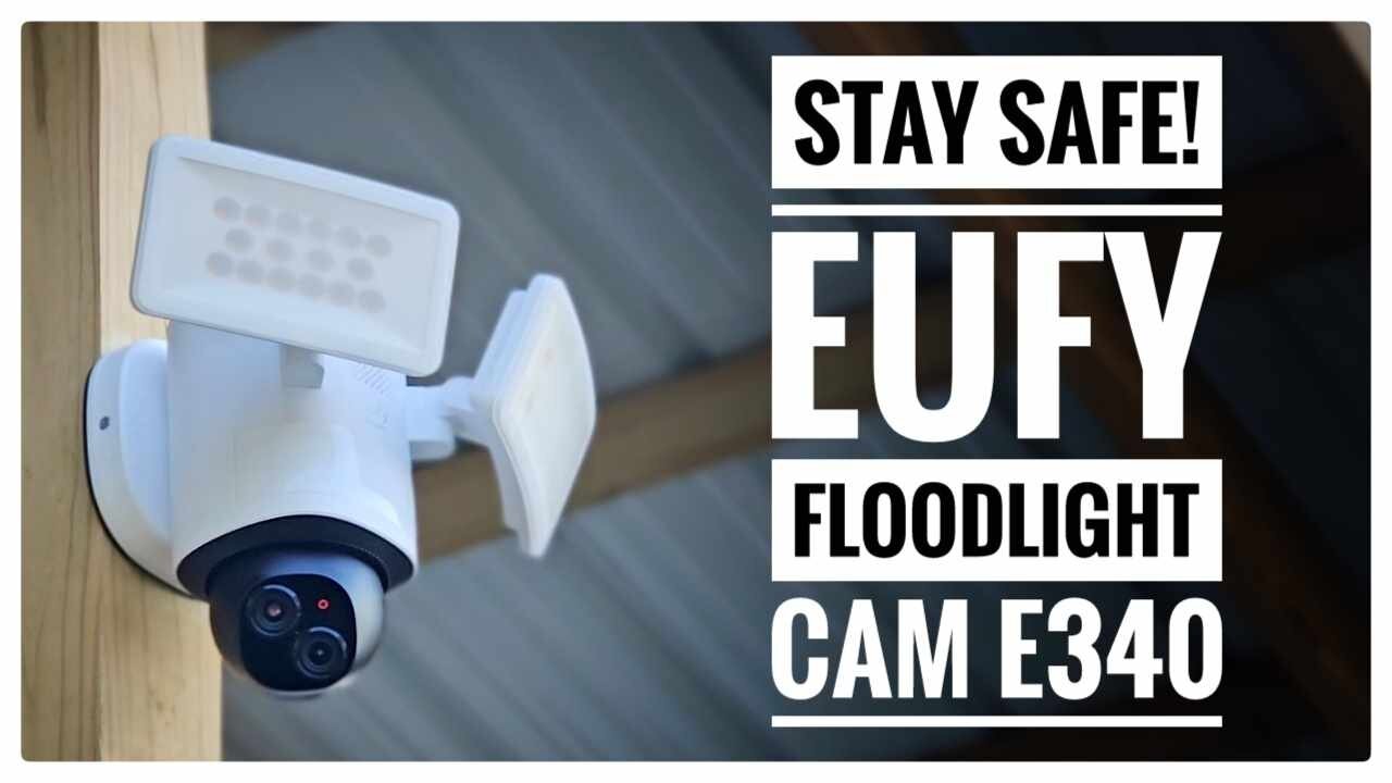 Secure Your Home With EUFY! The eufy Floodlight Cam E340 Review!