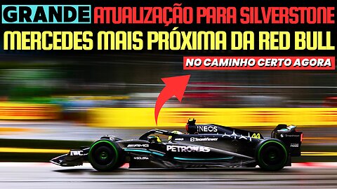 Mercedes mais próxima da Red Bull e W14 com GRANDE atualização para Silverstone