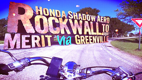 I survived the April 8th Eclipse to ride again! Honda Shadow Aero VT750CS | Rockwall to Greenville