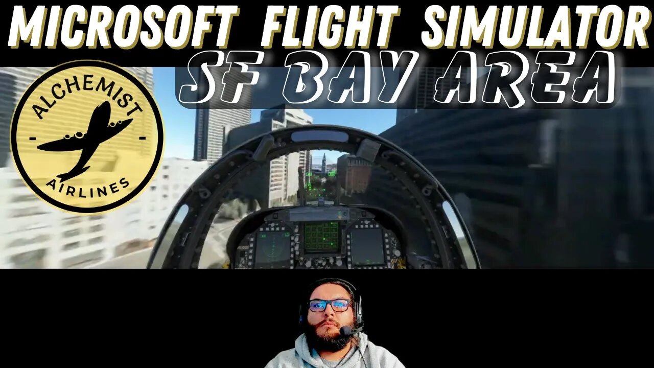 Flying In The Bay Area On Microsoft Flight Simulator