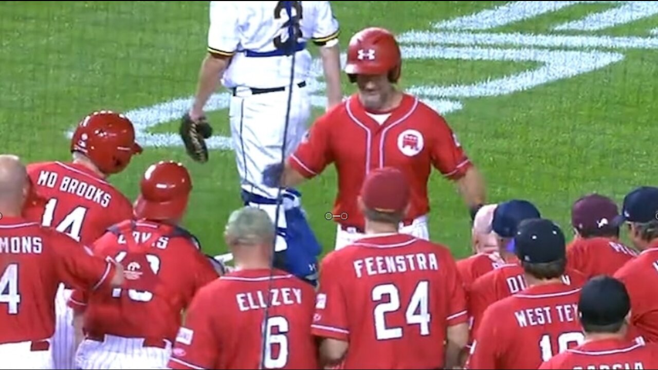 Congressman Greg Steube Hits First Home Run In Over 40 Years At Congressional Baseball Game