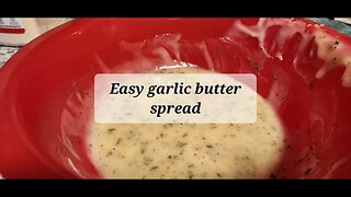 Easy garlic butter spread
