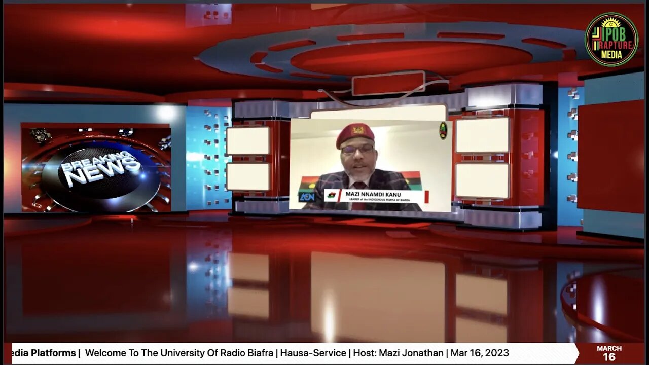 Welcome To The University Of Radio Biafra | Host: Mazi Jonathan | Mar 16, 2023