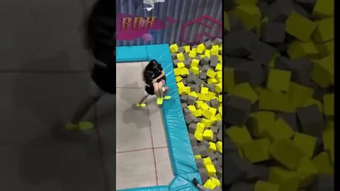 Best Funny videos 2022 😂 Trampoline Jumping #55 #shorts #poseitv
