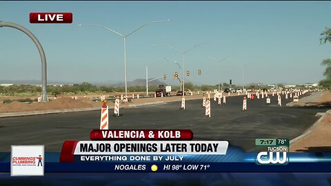 Crews shift traffic in Valencia and Kolb project